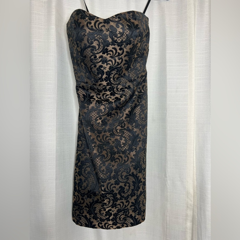 Ann Taylor LOFT lined Strapless Dress w/side zipper Size 0